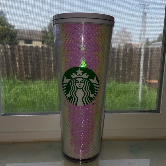 24 Oz Starbucks Tumbler - sequin glitter - Picture 4 of 6
